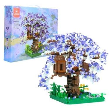 Imagem de Blocos De Montar Casa Na Arvore Lilás - Castela Brasil