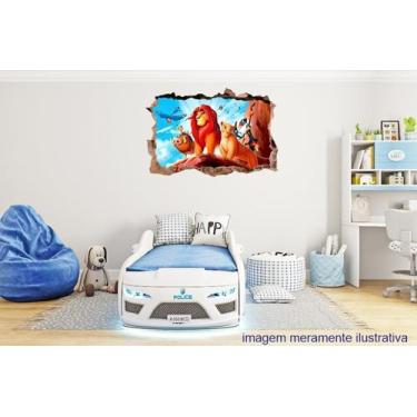 Imagem de Adesivo De Parede Buraco Falso Rei Leão - Lojinha Da Luc Adesivos