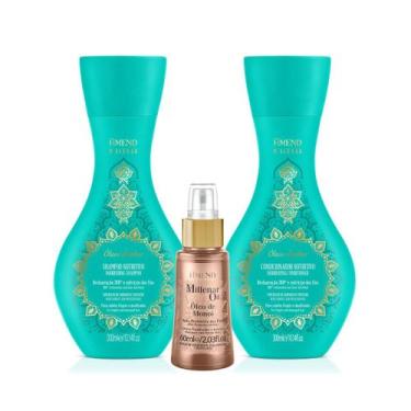 Imagem de Amend Millenar Óleos Árabes Sh 250ml + Cond 250ml + Millenar Oil Monói