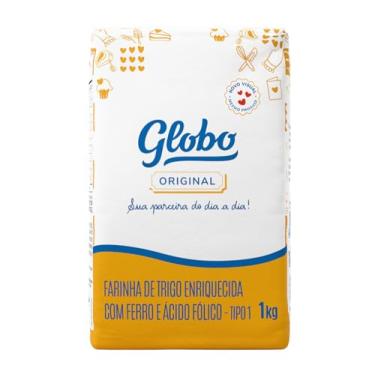 Imagem de Farinha De Trigo Tipo 1 Globo Original 1 Kg - Embalagem De Papel