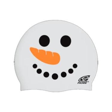 Imagem de Touca Para Natação De Silicone Estampadas - Fiore, Boneco de neve