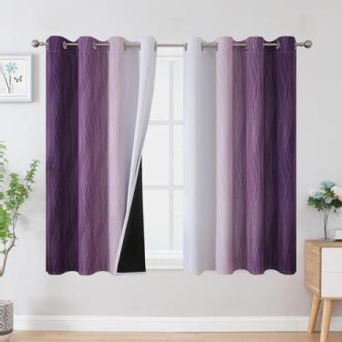 Imagem de Cortinas Estelar Textiler Ombre Blackout Térmicas 132x137 cm