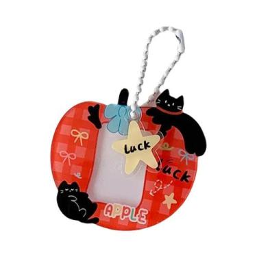 Imagem de Porta-Cartões De PVC Coreano Fofo Para Meninas, Pingente De Chaveiro P