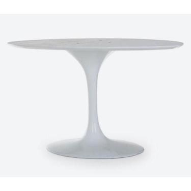 Imagem de Base de Mesa Saarinen Oval Para Tampo Visual na cor Branco. - PERSONAL
