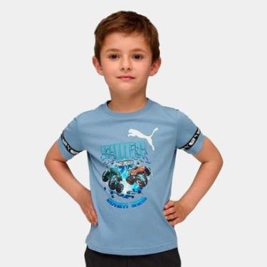Imagem de Camiseta Puma Hot Wheel Monster Trucks Infantil-Unissex