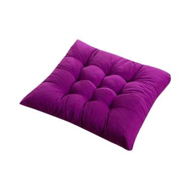 Imagem de Almofada Antiderrapante De 40cm Para Cadeira, Almofada Macia Para Sofá