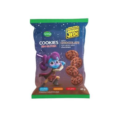 Imagem de Biscoito Cookies Disney Sem Glúten Sabor Chocolate 60g - Vitao