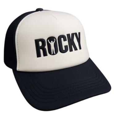 Imagem de Boné ROCKY Balboa Sylvester Stallone Boxe Preto Luta