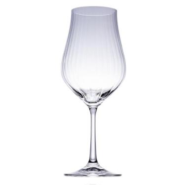 Imagem de Jogo 6 taças vinho tinto Tulipa Optic cristal 450ml -Bohemia, 3 meses 