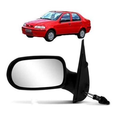 Imagem de Retrovisor Siena Palio Fire 2001 2002 2003 com Controle 4Portas LE - P