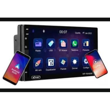 Imagem de Central Multimidia Android Auto 7p Captiva Carplay Universal - Knup