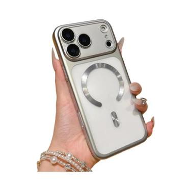 Imagem de Capa Magsafe Com Acabamento Fosco Para iPhone 17 16 15 pro Max, Protet