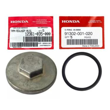 Imagem de Tampa Bujão Óleo + Anel Pcx 150 14 á 22, Adv 150 21 á 24 - Honda