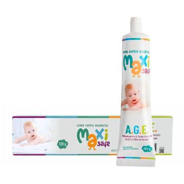 Imagem de Creme Pomada de Assadura Óleo Girassol AGE 120g  Maxi Baby 
