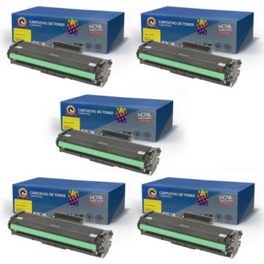 Imagem de 05 Cartuchos de Toner Compatível p/ Samsung D101s ML2160 ML2165 SCX340