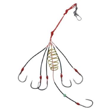 Imagem de Chuveirinho Pesca 6 Pernadas Chicote C/ Anzol Girador E Snap - Shopdap