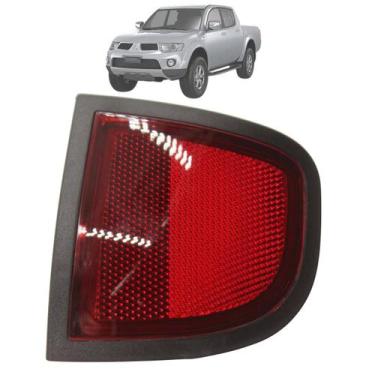 Imagem de Refletor Olho Gato Parachoque Traseiro L200 2008 2009 2010 Até 2015 - 