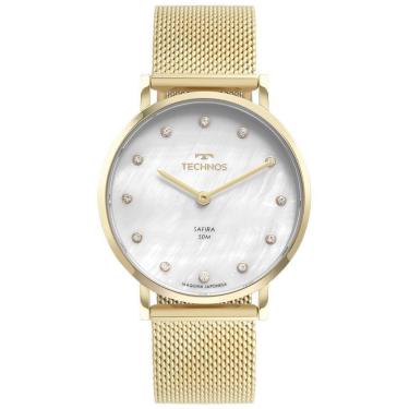 Imagem de Relógio Technos Feminino Slim Dourado 2025LTU1B-Feminino