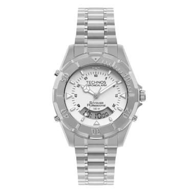 Imagem de Relógio Technos Skydiver WT2050AEN/1B Prata Masculino-Masculino