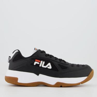 Imagem de Tênis Fila Lugano 7.0 Preto e Laranja-Masculino