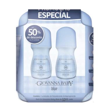 Imagem de Giovanna Baby - Kit Giovanna Baby Desodorante Roll On Fem C/2 50Ml Blue (Embalagem Sort...