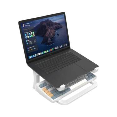 Imagem de Suporte Ergonômico Portátil Para Laptop Com Suporte Para Teclado, Elev