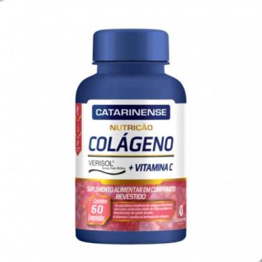 Imagem de Colágeno Verisol + Vitamina C Hair Skin 60 Comprimidos Catarinense - C
