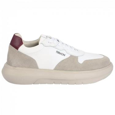 Imagem de Sapatênis Easy Ferracini Couro 8287695, Branco, 40