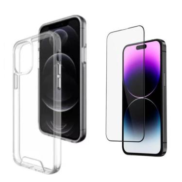 Imagem de Capa Para iPhone 14 Acrílico + Película 3D + Película Câmera - inova