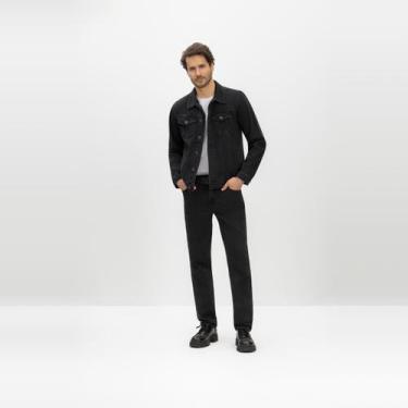 Imagem de Jaqueta jeans masculina Essendi, Preto, M