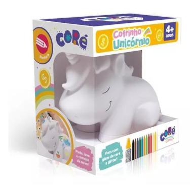 Imagem de Cofrinho Unicórnio Com Giz E Gliter - Toyster