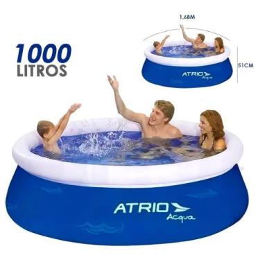 Imagem de Piscina Inflavel Circular 1000 Litros ES303 - MULTILASER
