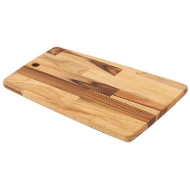 Imagem de Fsc Tábua Retangular Tramontina Kitchen Em Madeira Teca 40x27 Cm