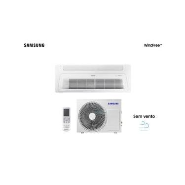 Imagem de Ar Condicionado Inverter Samsung Windfree Cassete 1 Via Sem Vento 18.000 Btus Quente/Frio 220v BRANCO / 220