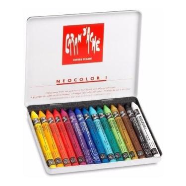 Imagem de Giz De Cera Pastel Neocolor I 15 Cores Cara D' Ache - Caran d'Ache