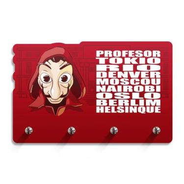 Imagem de Porta Chaves de Parede Geek em Madeira MDF - Carisma