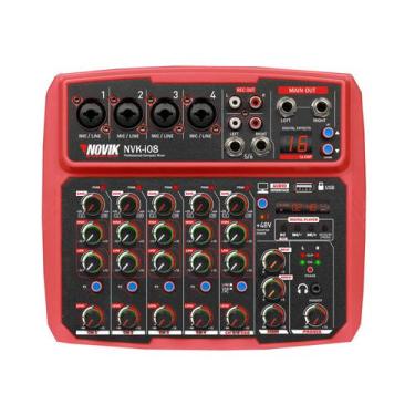 Imagem de Mesa de Som 8 Canais com Interface USB Novik NVK I08 BT - Novik Neo, V