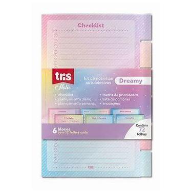 Imagem de Kit de notinhas autoadesivas dreamy - Tris