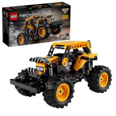 Imagem de Caminhão monster jam lego technic digatron pull-back 218 peças 4111142