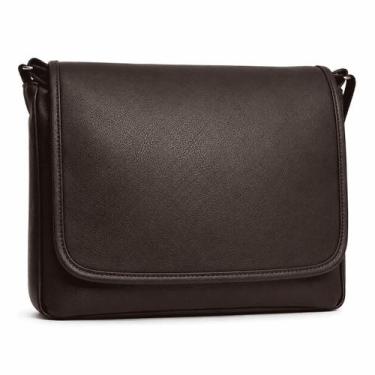 Imagem de Bolsa Transversal Masculina Feminina Pasta Carteiro Tiracolo material 