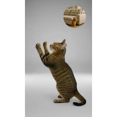 Imagem de Arranhador Protetor Canto Sofá Gato 2 Peças - Congratulations Store