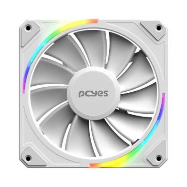 Imagem de Cooler FAN para Gabinete Sangue Frio 3 ARGB White GHOST Reverse 120MM 