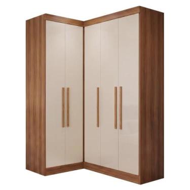 Imagem de Guarda Roupas Modulado Closet de Canto 5 Portas Madrid - Maxel, Madeir