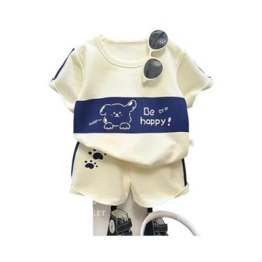 Imagem de Conjunto De Camiseta De Manga Curta E Calções Para Meninos De Verão Es