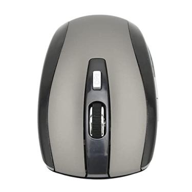 Imagem de Mouse sem fio, mouse de computador Transmissão sem fio de alta eficiência sem fio para Windows Vista para Windows XP para OS X(Cinza prateado)
