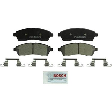 Imagem de Bosch BC757 QuietCast Premium Conjunto de pastilhas de freio de disco de cerâmica para Ford: 2000-2005 Excursion, 1998-1999 F-250, 1999-2004 F-250 Super Duty, 1999-2004 F-350 Super Duty; Traseiro