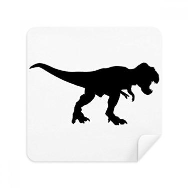 Imagem de Dinosaur Black Bones Die Out Glasses Pano Limpador de Tela Tecido de Camurça Pacote com 2