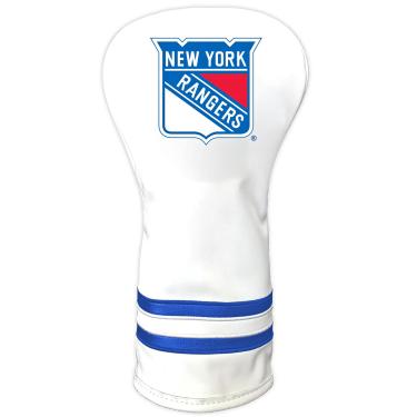 Imagem de Team Golf Capa de cabeça para taco de golfe NHL New York Rangers, branca, vintage, design justo, design retrô e excelente qualidade