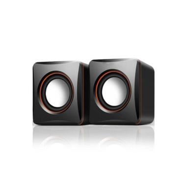 Imagem de Caixa De Som Para Pc E Notebook Compacta 2.0 Usb 5W Rms