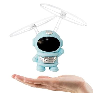 Imagem de Spinner de vôo de indução - Brinquedos Voadores Drones Robôs Brinquedos - Brinquedo voador de indução infravermelha embutido helicóptero com luz LED mini drone jogos brinquedos para crianças de Sritob